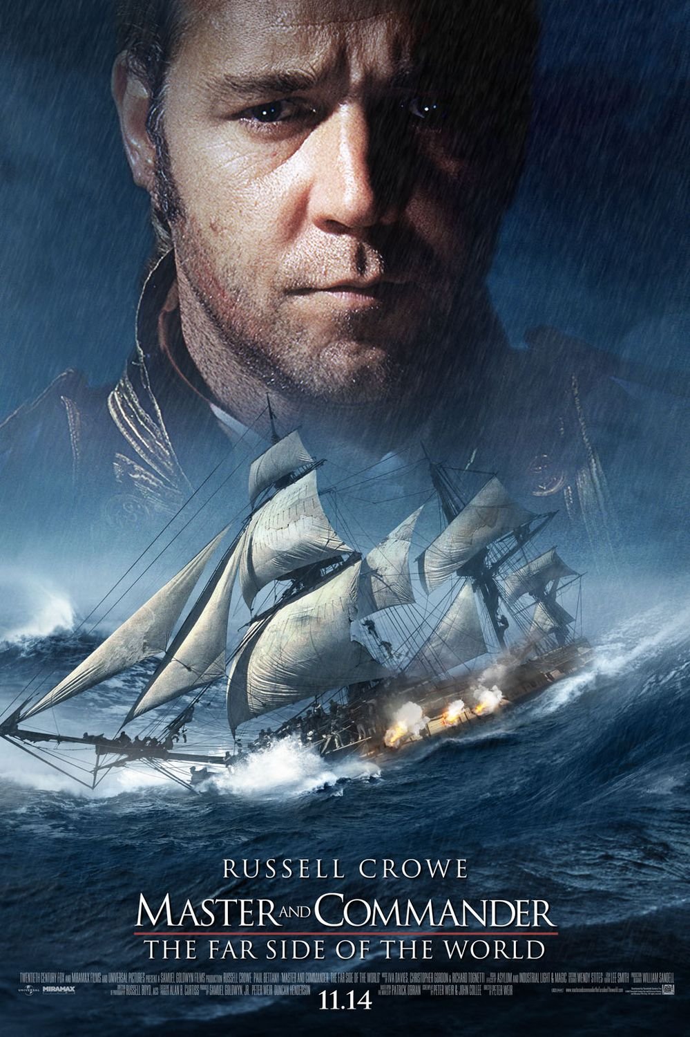 L'affiche du film Master and Commander: The Far Side of the World