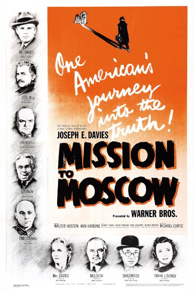 L'affiche du film Mission to Moscow