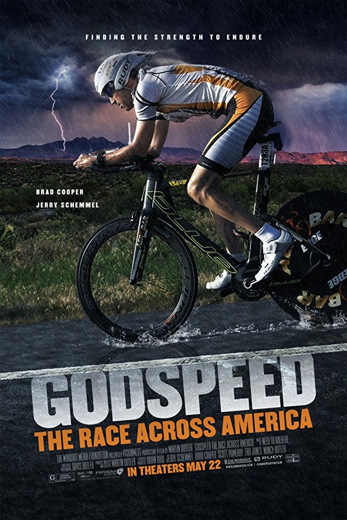 L'affiche du film Godspeed: The Race Across America