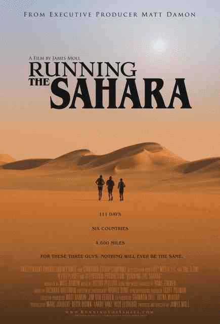 L'affiche du film Running the Sahara