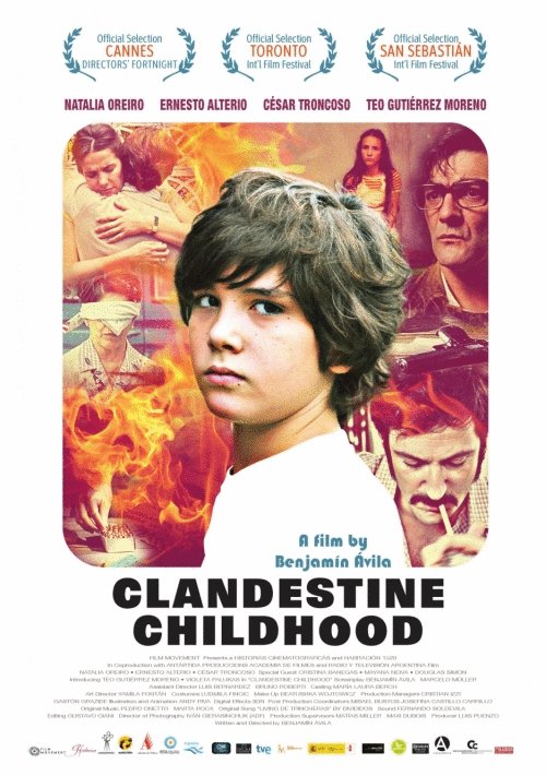 L'affiche du film Clandestine Childhood