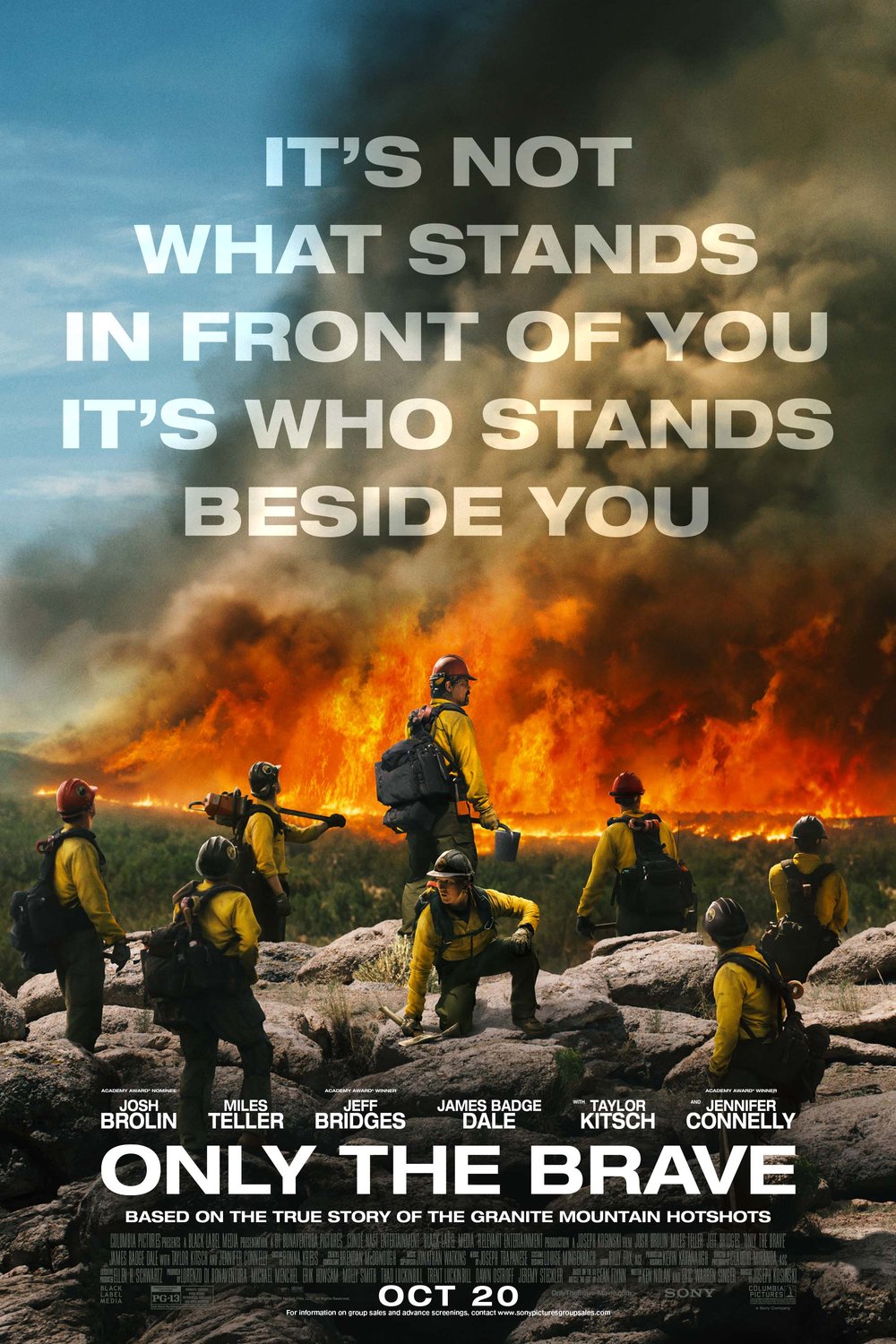 L'affiche du film Only the Brave