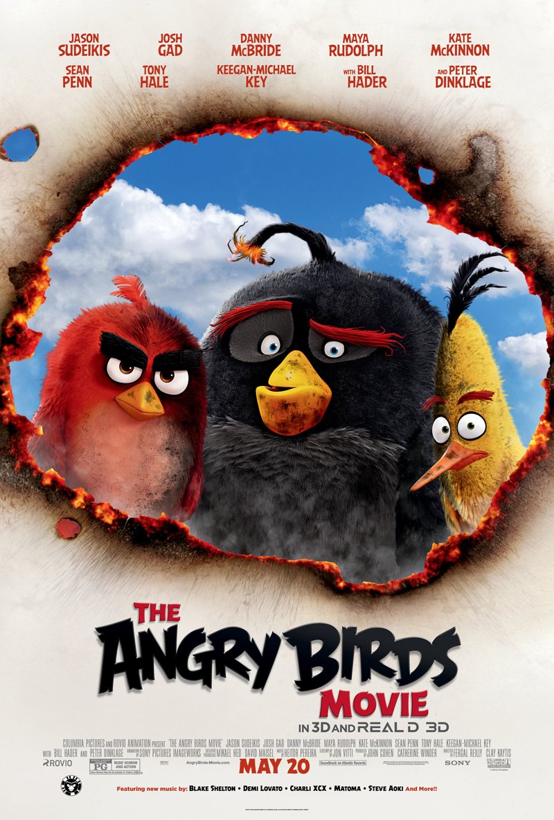 L'affiche du film The Angry Birds Movie