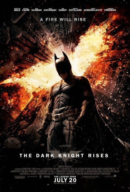 L'affiche du film The Dark Knight Rises