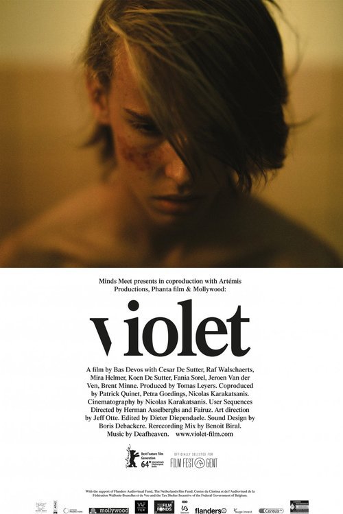 Flemish poster of the movie Violet